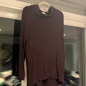 Cabi hooded sweatshirt, long maroon, size S
